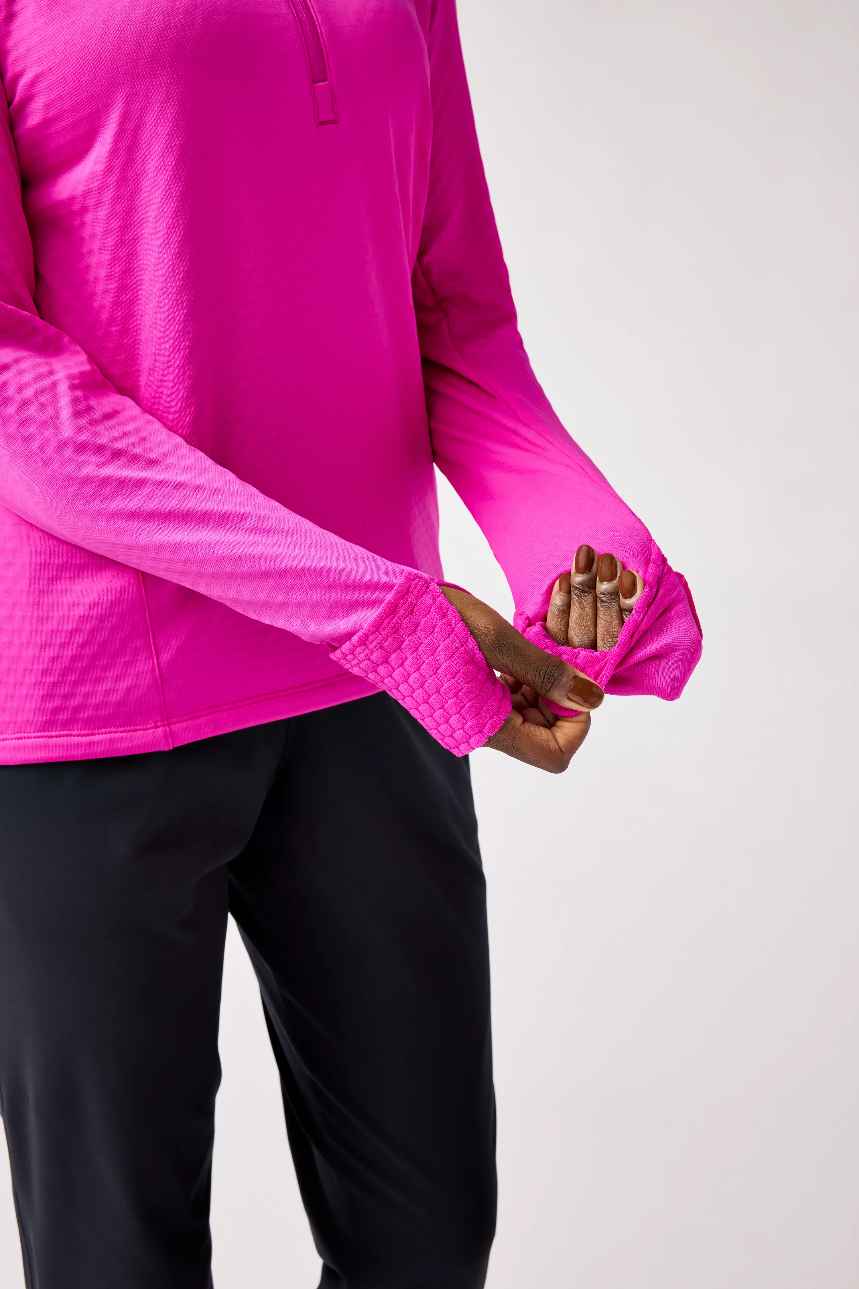 Brooks Notch Thermal Hoodie 3.0 Womens - Pink - Image 3