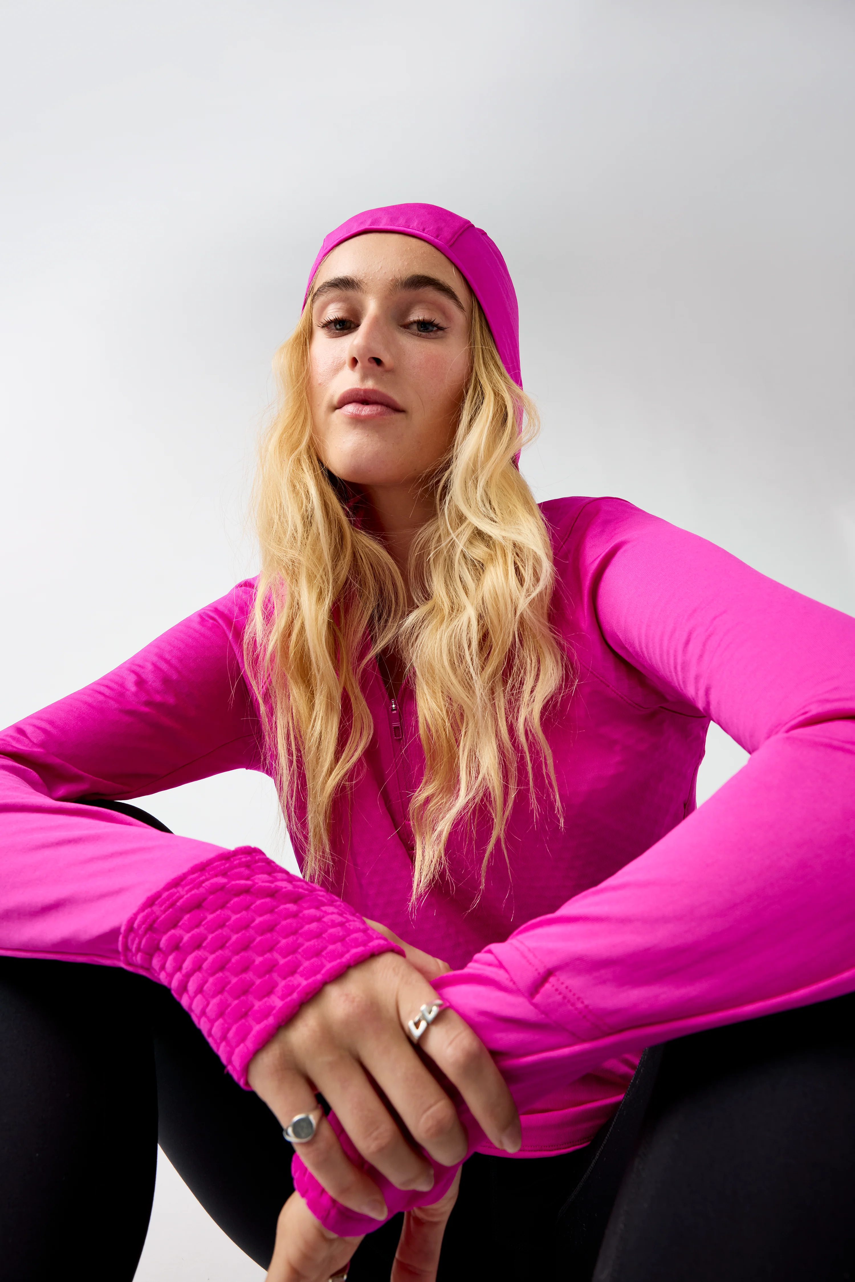 Brooks Notch Thermal Hoodie 3.0 Womens - Pink - Image 7