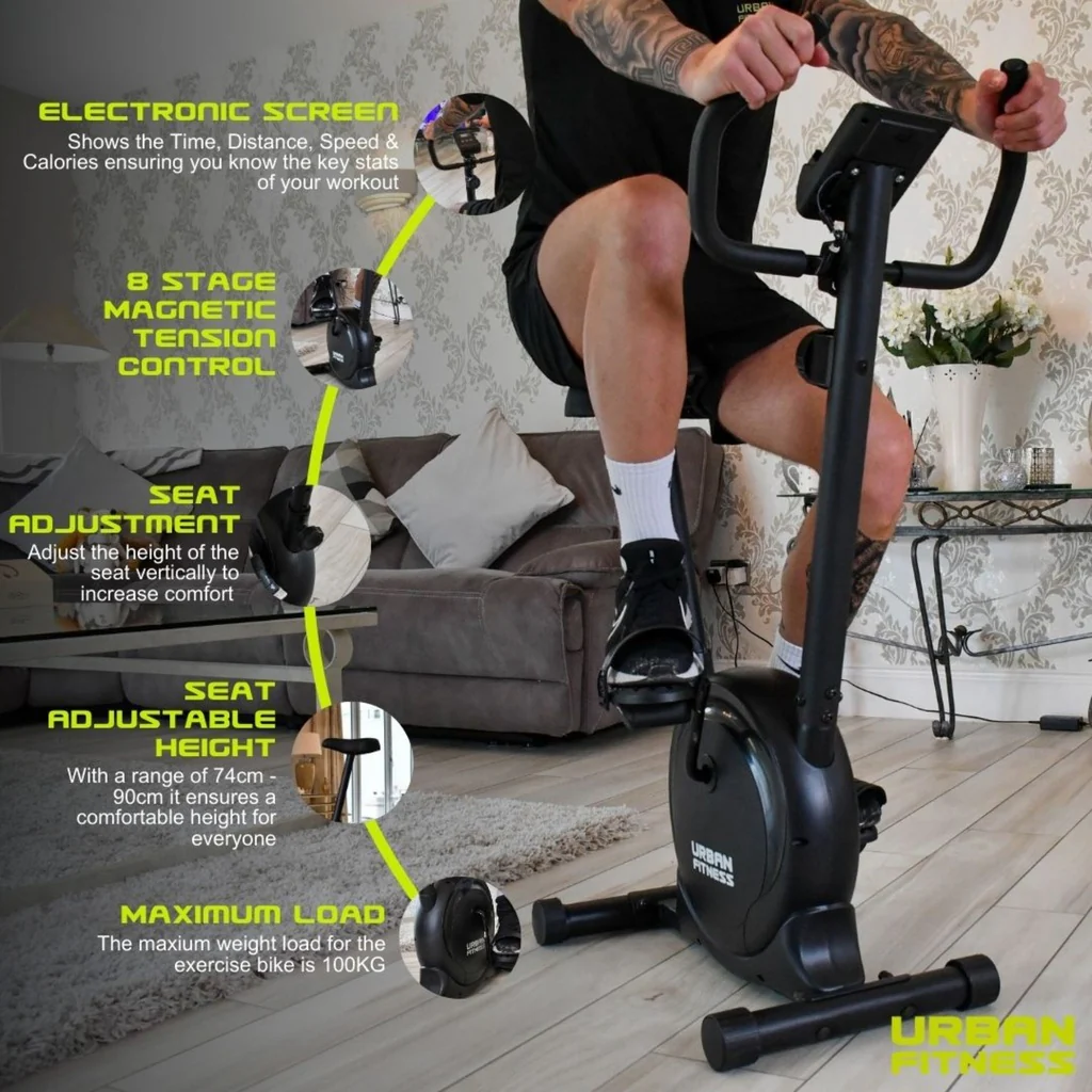 Urban Fitness Magnetic Exercise Bike - Image 15